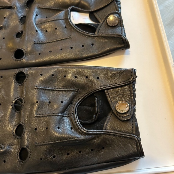 LIBO Unlined Full Finger Genuine Leather Driving Gloves Size 7.5 Unisex NWOT - Picture 10 of 14